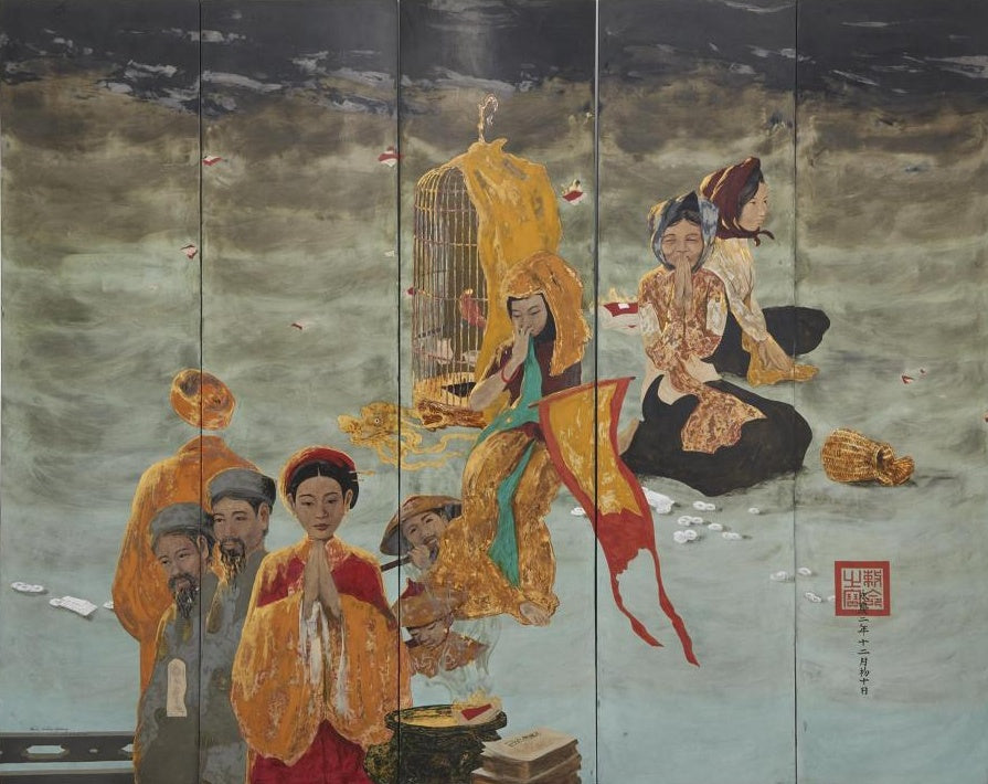 Vietnamese artist fetch world record prices at Artvisory Asian Art Auction
