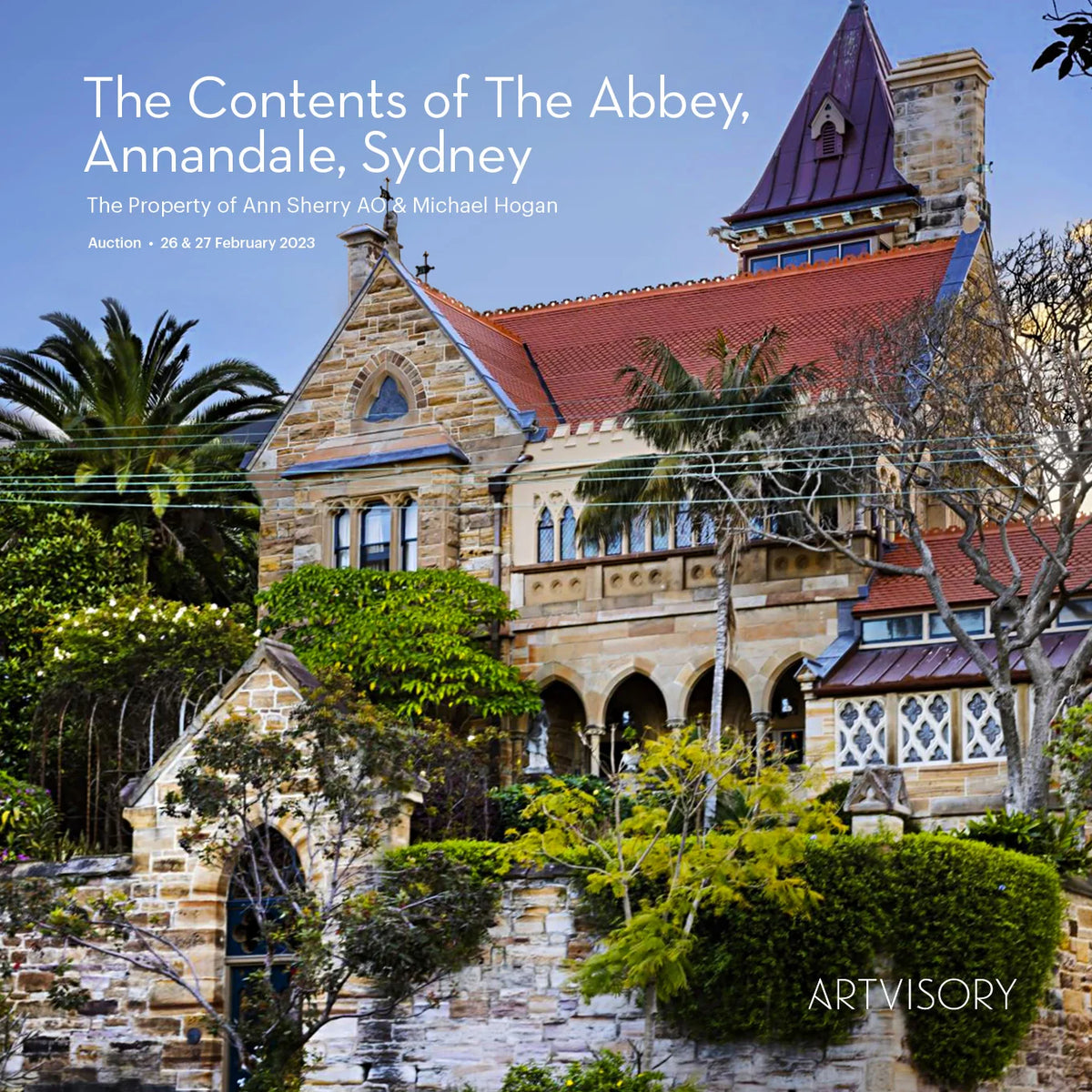 The Contents of The Abbey Annandale,Sydney.The Collection of Ann Sherry AO and Michael Hogan