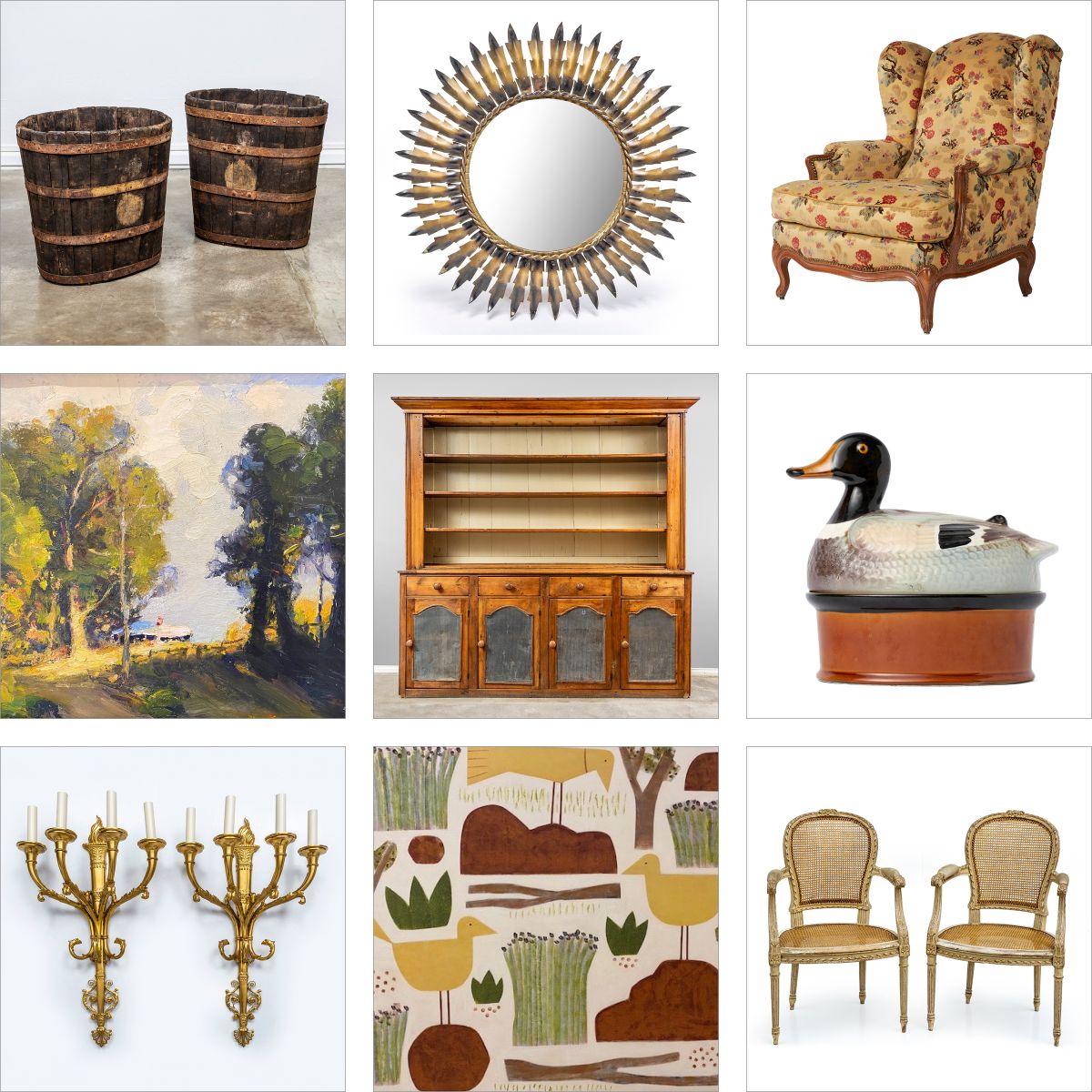 Town and Country. European vintage design and antiques and art