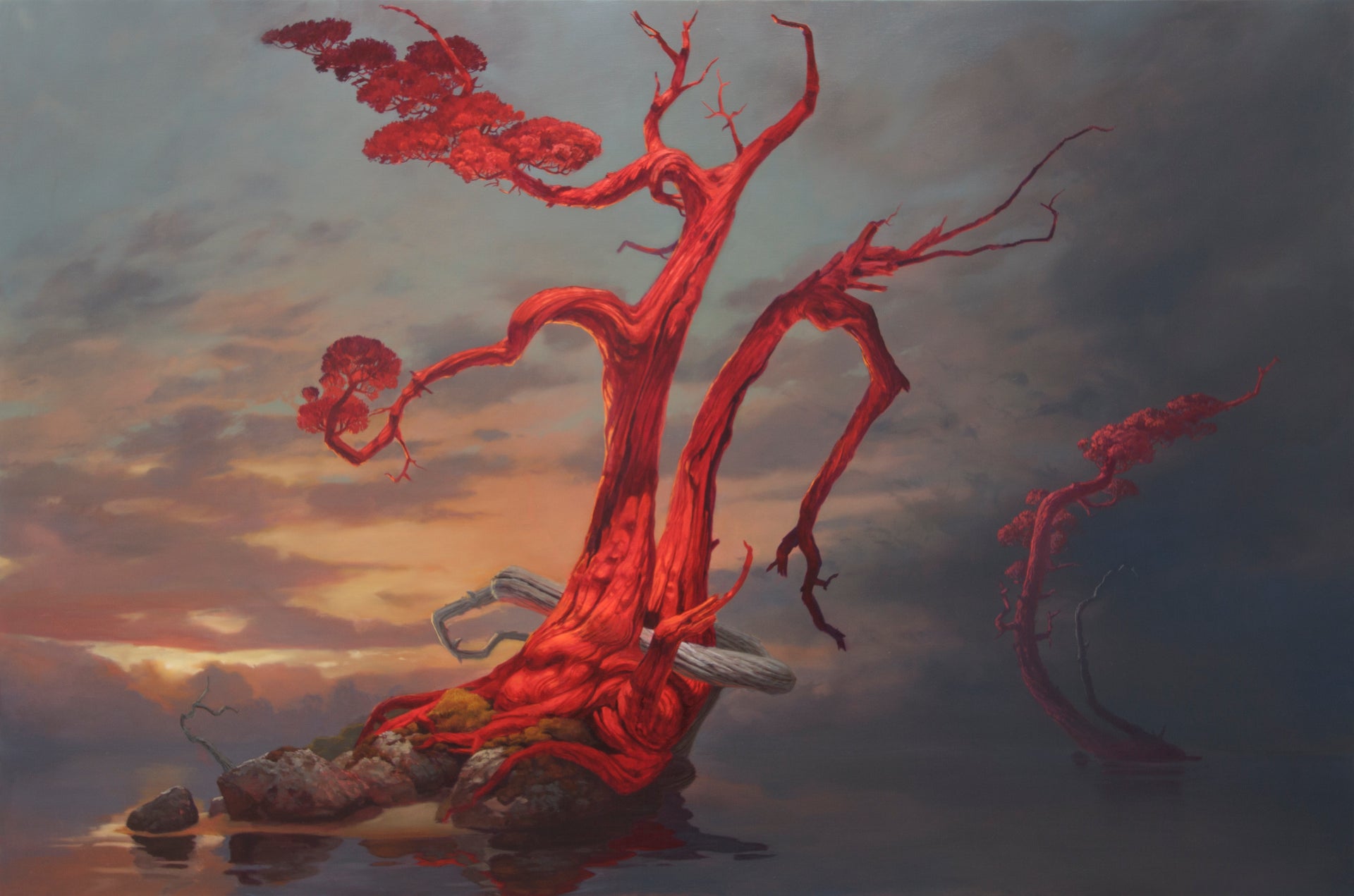 The Red Tree is alone